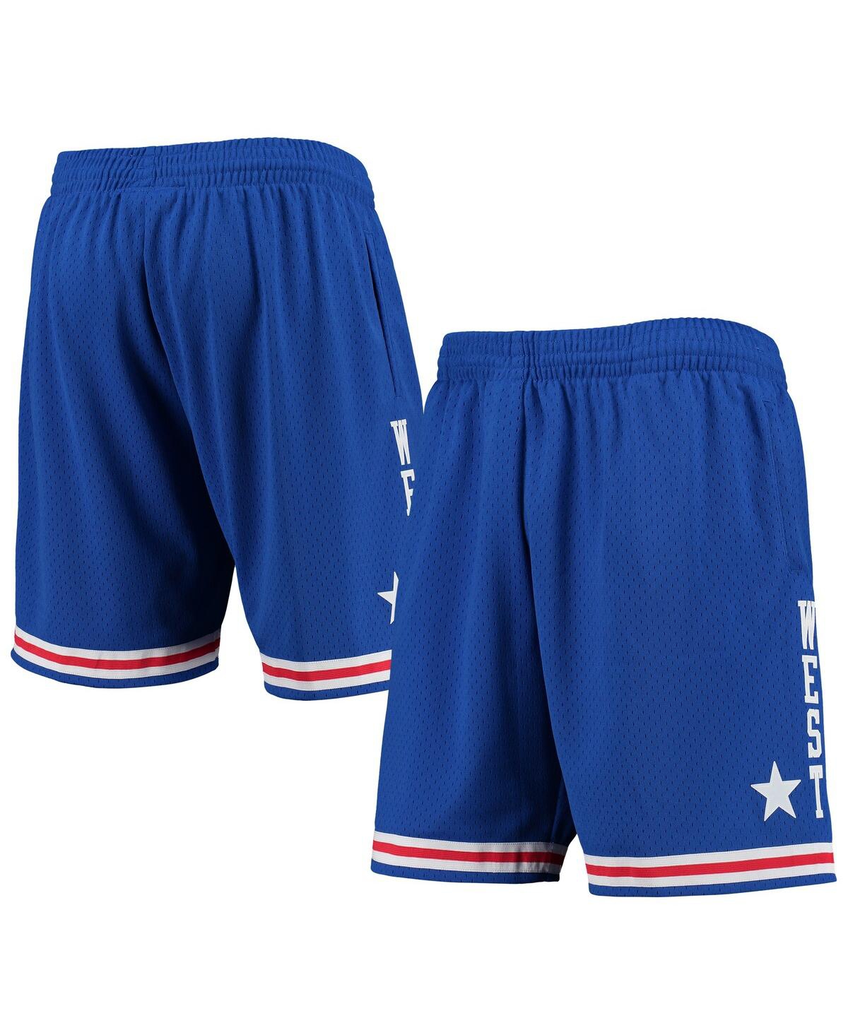Men's Mitchell & NessWestern Conference Hardwood Classics 1985 All-Star Game Swingman Shorts - Royal