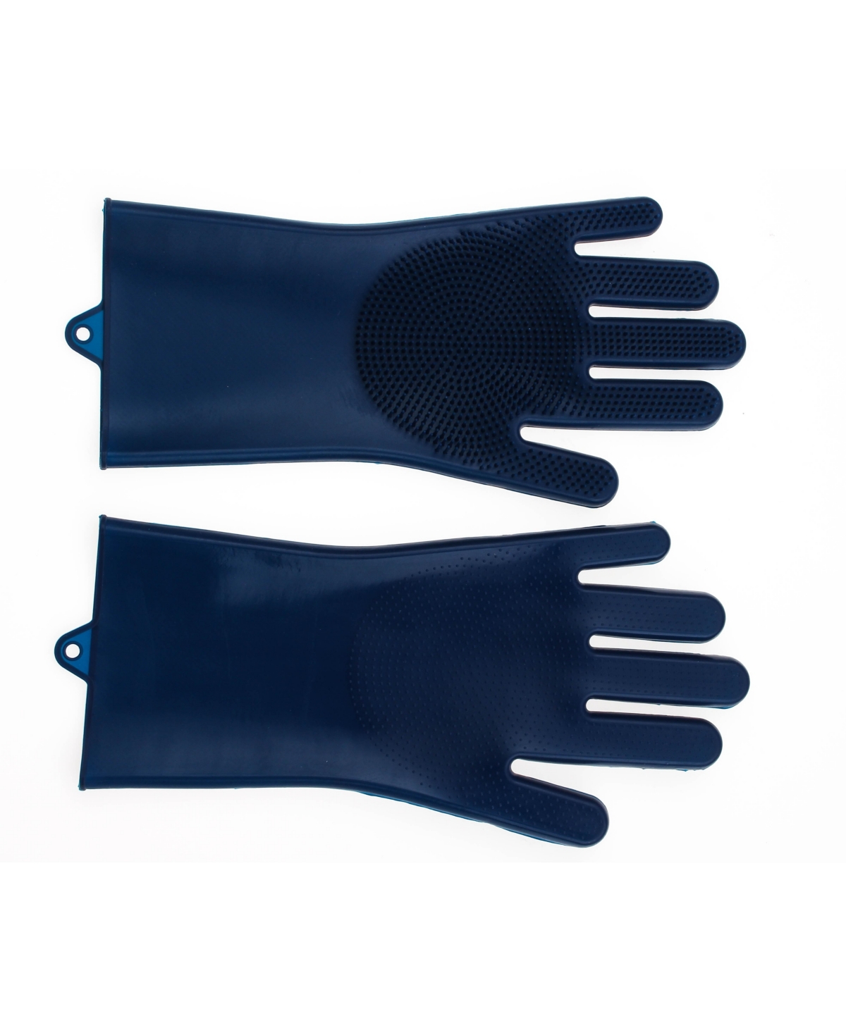Art & Cook 2 Piece Scrubbing Gloves With Silicone Bristles Set In Blue