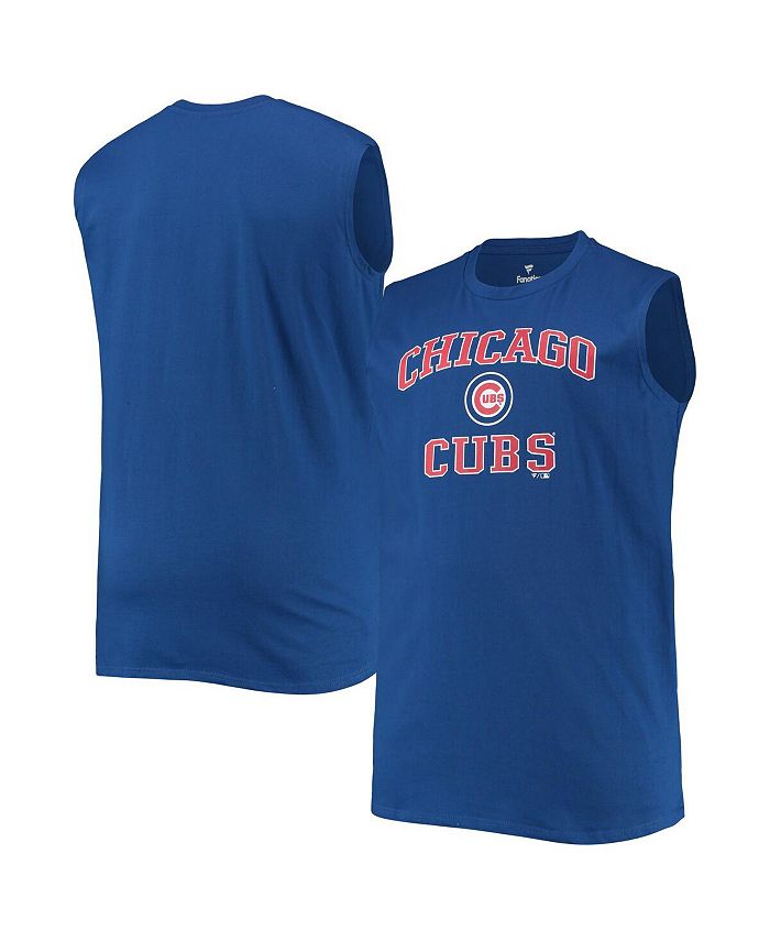 Profile Men's Royal Chicago Cubs Big & Tall Jersey Muscle Tank Top