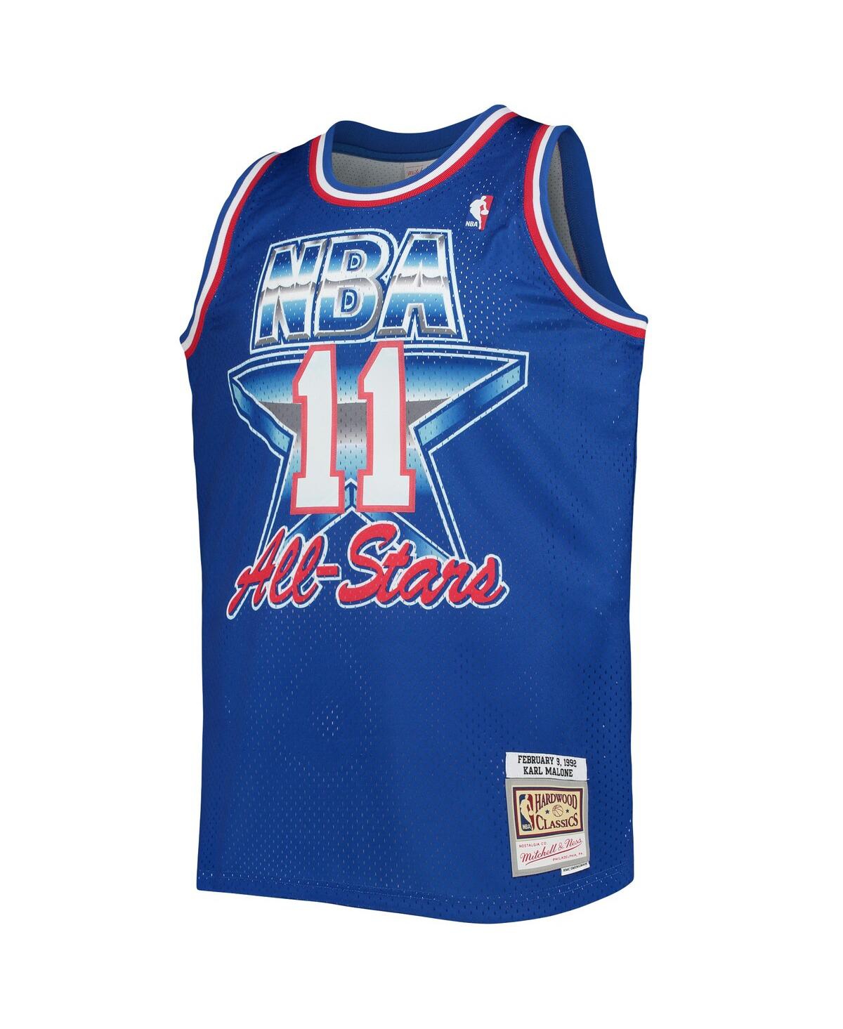 Men's Mitchell & Ness Karl MaloneWestern Conference Hardwood Classics 1992 Nba All-Star Game Swingman Jersey - Royal