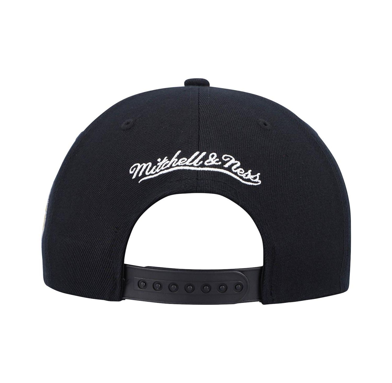 Men's Black Indiana Pacers Hardwood Classics Script 2.0 Snapback Hat