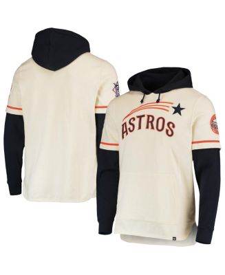 47 Brand Men's '47 Cream Houston Astros Trifecta Shortstop Pullover Hoodie  - Macy's