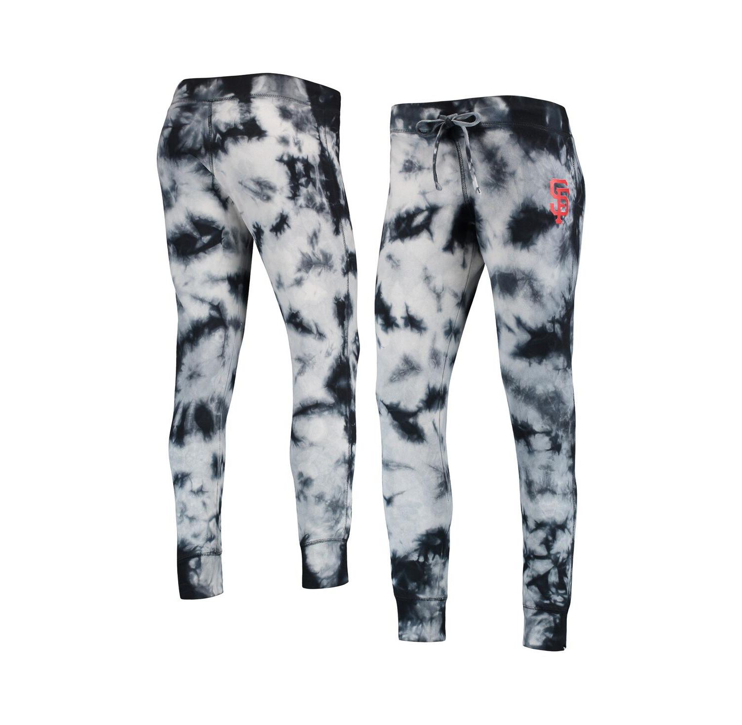 Women's Black San Francisco Giants Tie-Dye Jogger Pants