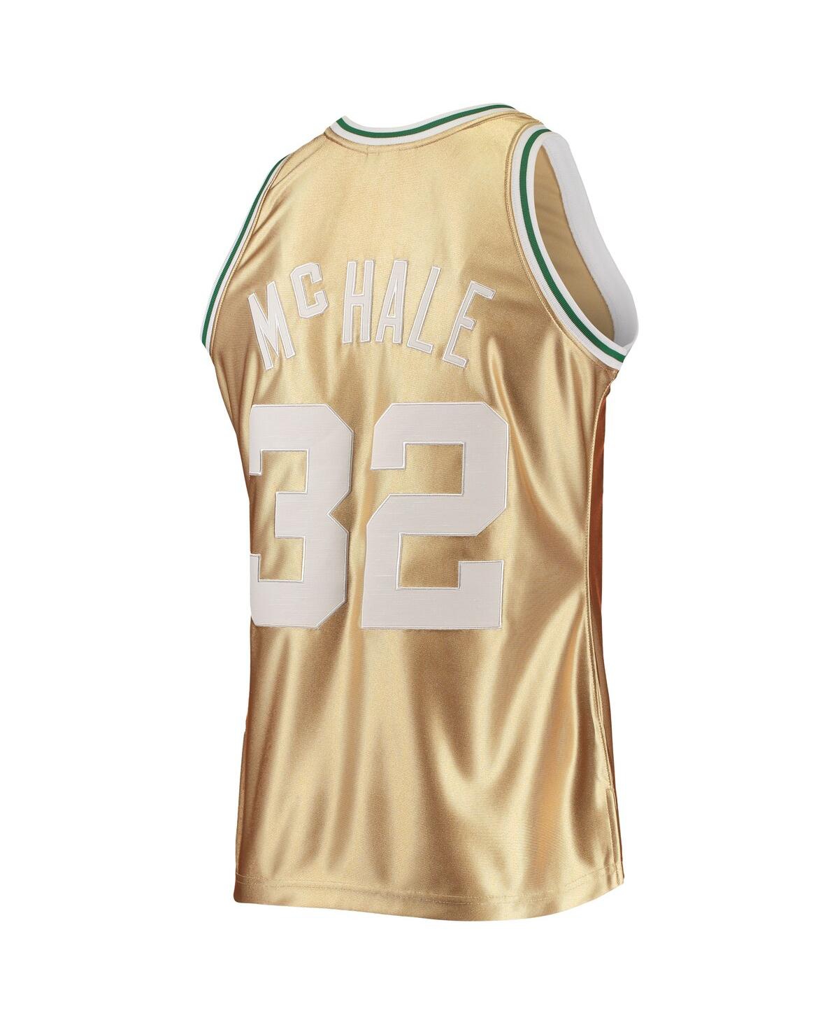 Men's Mitchell & Ness Kevin McHaleBoston Celtics 75th Anniversary 1985-86 Hardwood Classics Swingman Jersey - Gold
