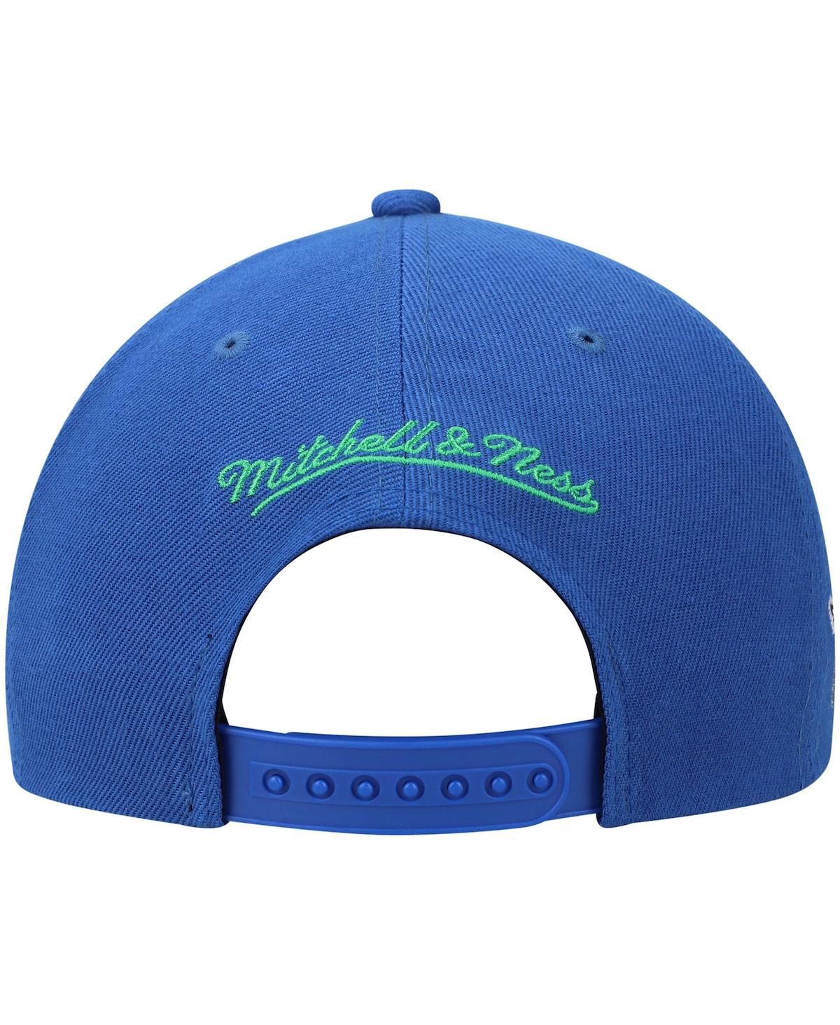 Mitchell & Ness Men's  Blue Minnesota Timberwolves Hardwood Classics Snapback Hat In Blue