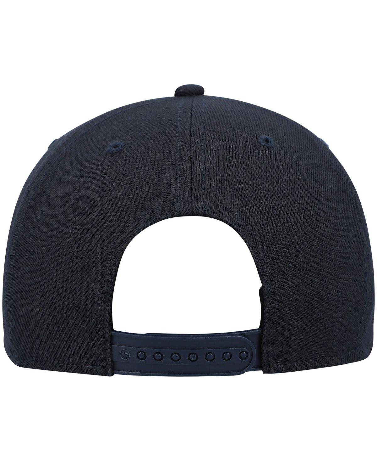 Shop 47 Brand Men's '47 Navy Chicago Cubs City Connect Captain Snapback Hat