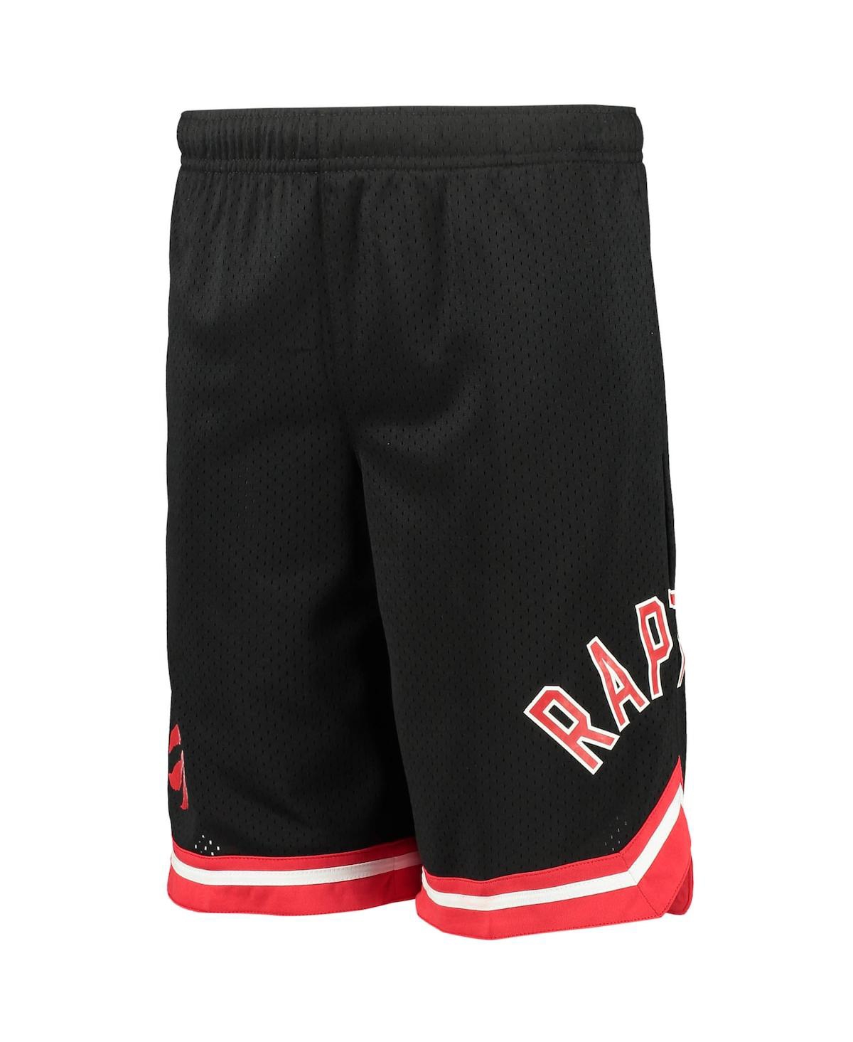 Shop Outerstuff Big Boys Black Toronto Raptors Box Out Baller Shorts