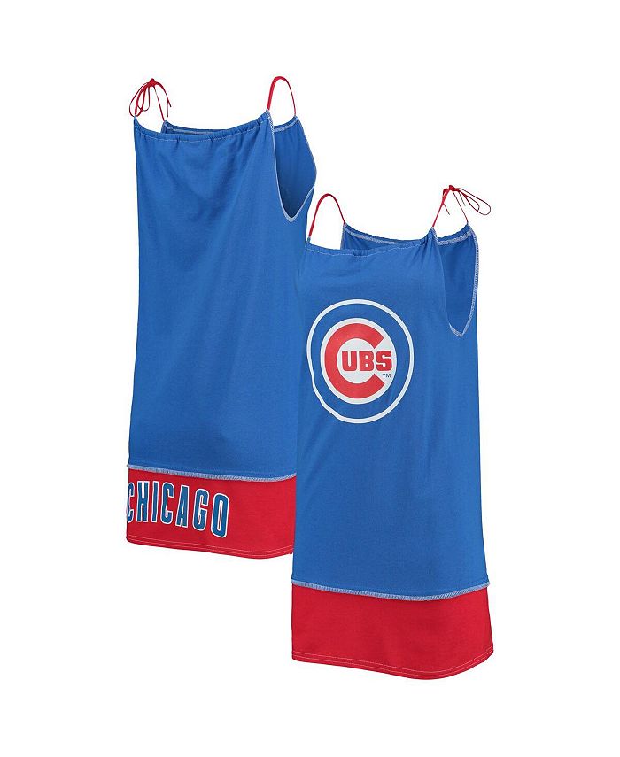 Refried Apparel Women's Royal Chicago Cubs Sleeveless Tank Dress - Macy's