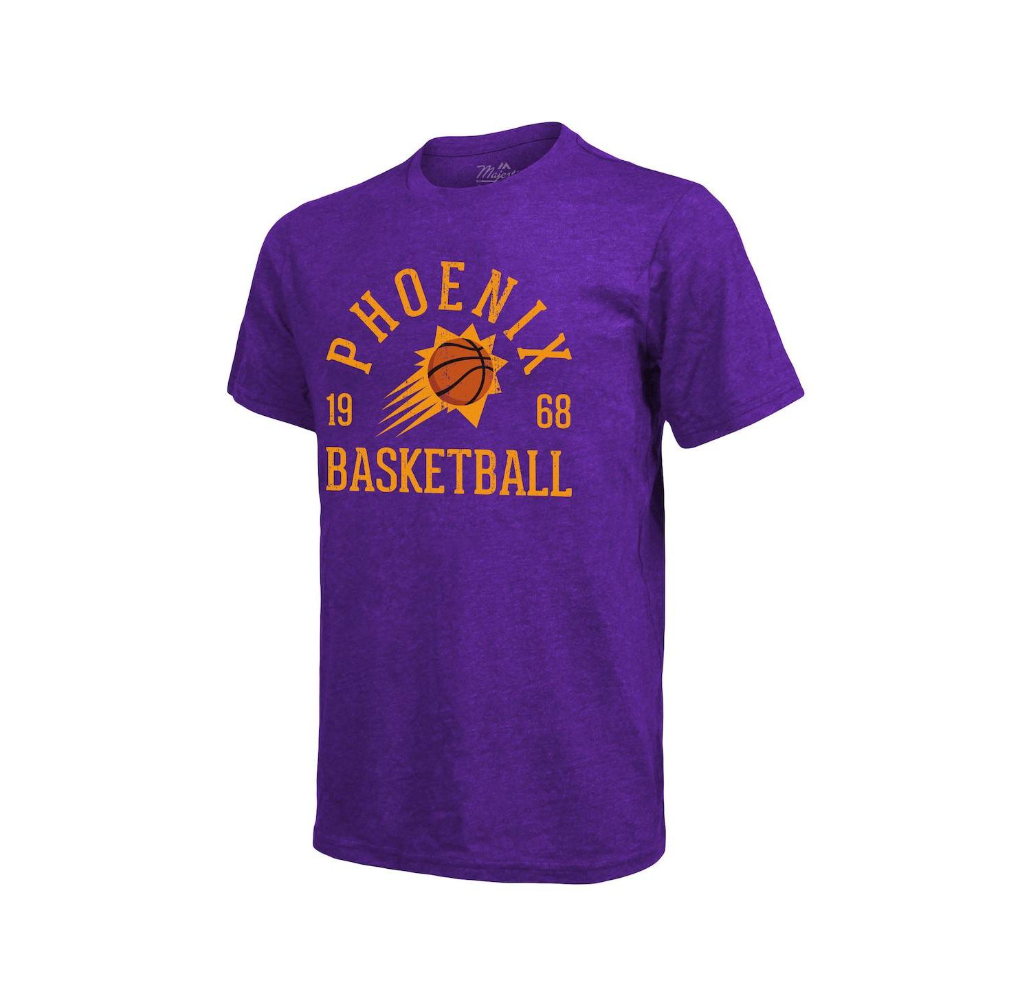 Men's Threads Heathered Purple Phoenix Suns Ball Hog Tri-Blend T-shirt