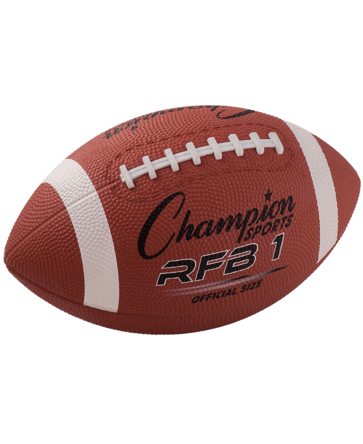 Champion Sports Rubber Football In Brown