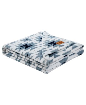 Navajo Ultra Soft Plush Fleece Reversible Throw, 70" x 50"