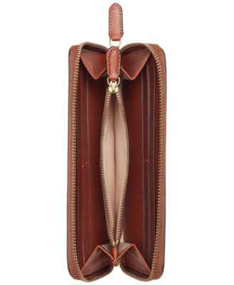 長財布 LAUREN RALPH LAUREN Debossed Leather Continental Wallet Lauren Ralph Lauren Zip Continental Wallet | Dillard's