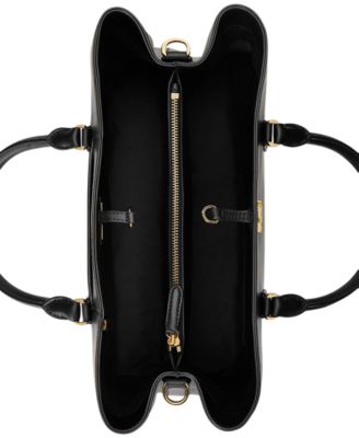 Full-Grain Leather Large Marcy Satchel Bag