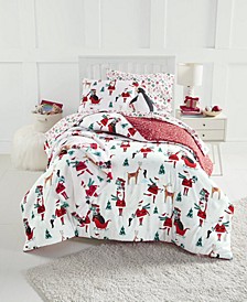 Santa and Friends Comforter Sets, Created for Macy's