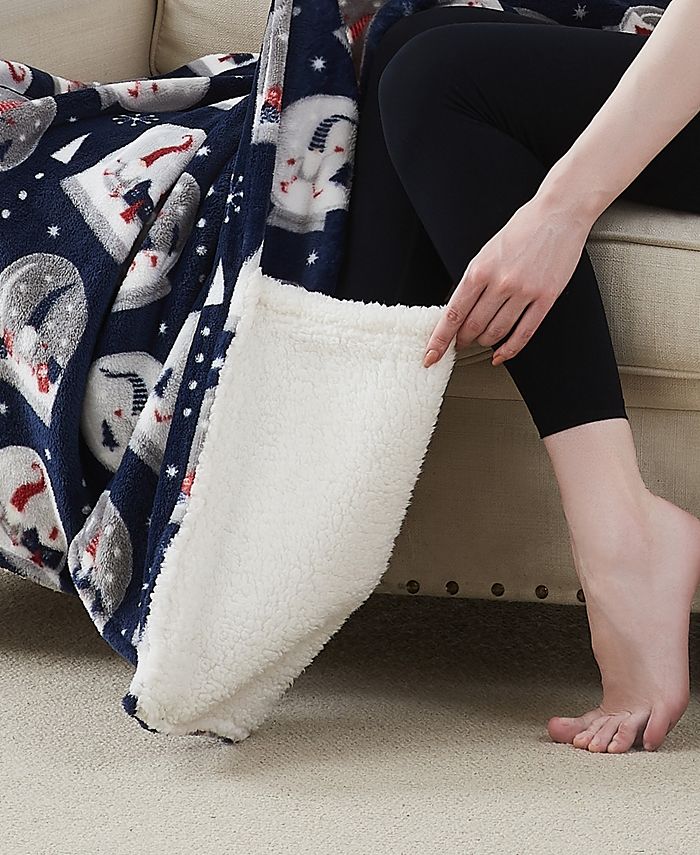 Birch Trail Foot Pocket Throw, 50" x 60" Macy's
