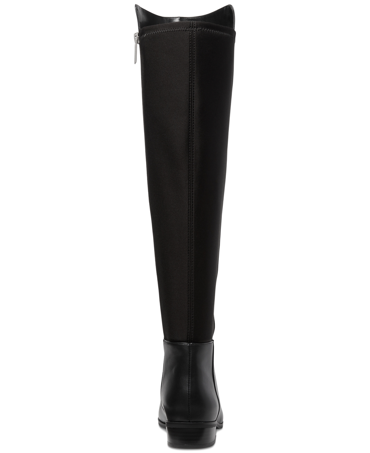 Shop Michael Kors Michael  Women's Bromley Side-zip Over The Knee Boots In Black Leather