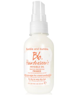 Bumble And Bumble Hairdresser's Invisible Oil Heat/UV Protective Primer ...