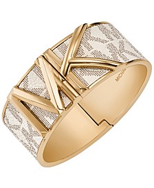 Gold-Tone Mott Bangle Bracelet