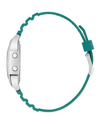 Unisex Digital Two Green Resin Strap Watch 36mm