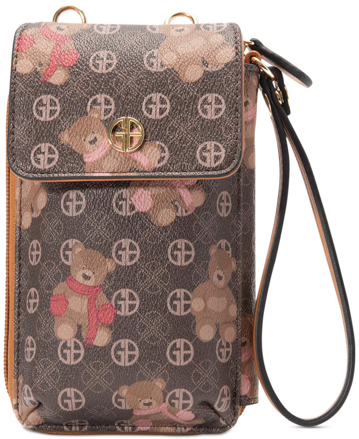 Giani Bernini Signature Skating Bears All In One Wallet, Created For Macy's