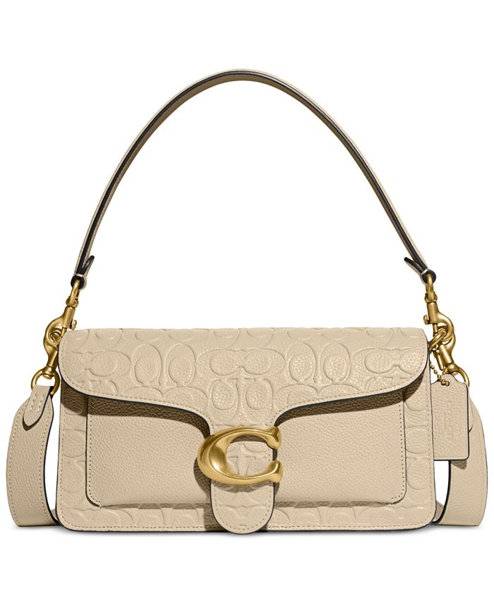 Coach Leather Signature Tabby Shoulder Bag