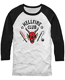 Stranger Things Men's Hellfire Club Raglan T-shirt