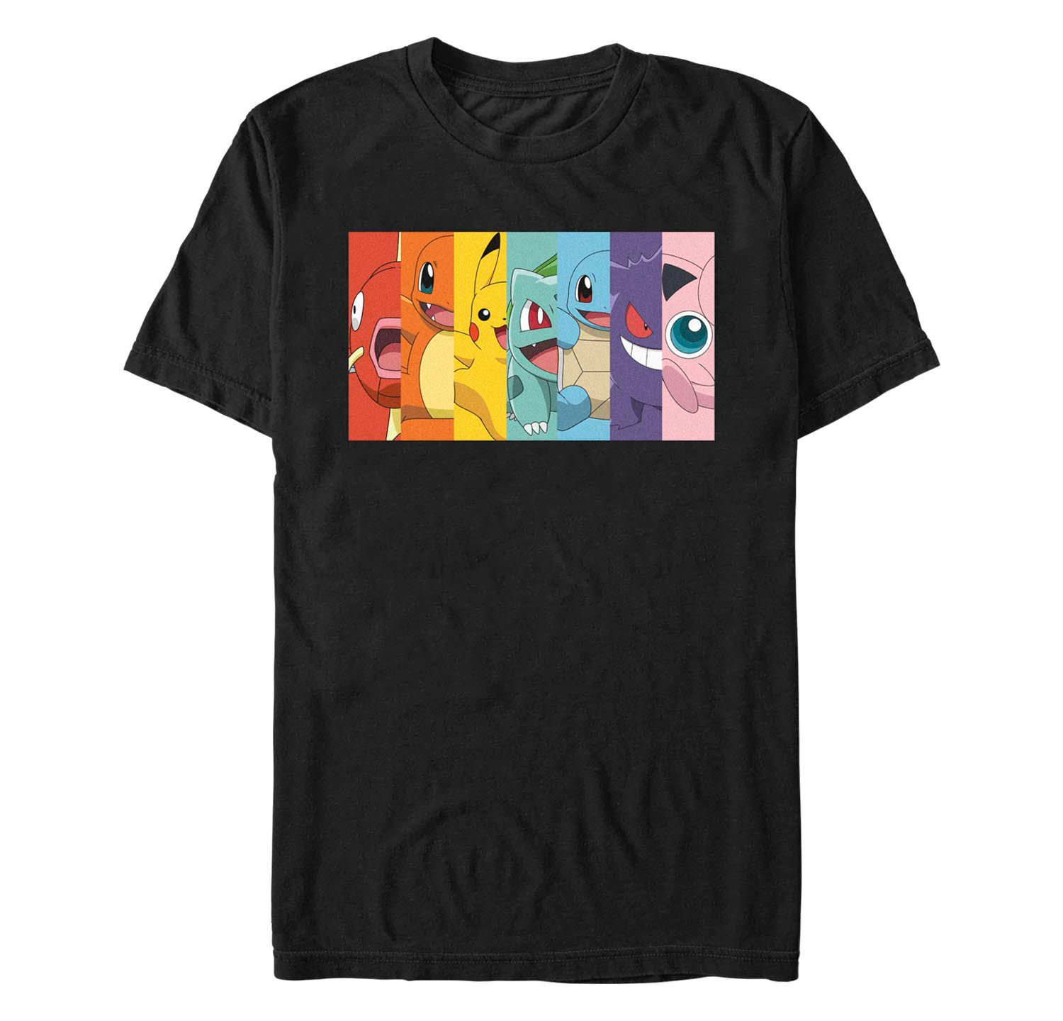 Men's Pokemon Poke Rainbow Short Sleeve T-shirt