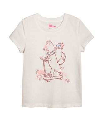 Epic Threads Little Girls Scooter Graphic T-shirt, Created For Macy's ...