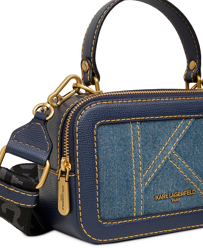 KARL LAGERFELD PARIS Simone Leather Crossbody Macy's