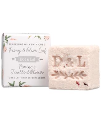 Dot & Lil - Peony & Olive Leaf Milk Bath Cube, 3.5 oz.