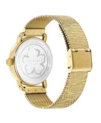 Women's Harriett Gold-Tone Stainless Steel Mesh Watch 38mm