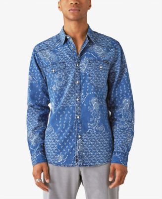 Lucky Brand Men's Printed Western Long Sleeve Shirt - Macy's