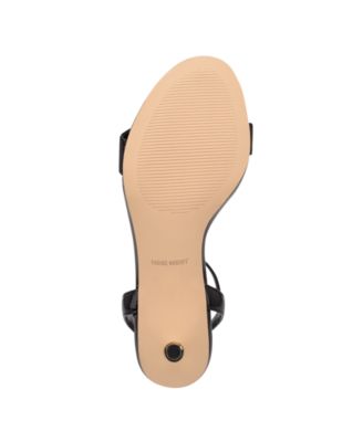 Women's Anny Round Toe Ankle Strap Heeled Sandals