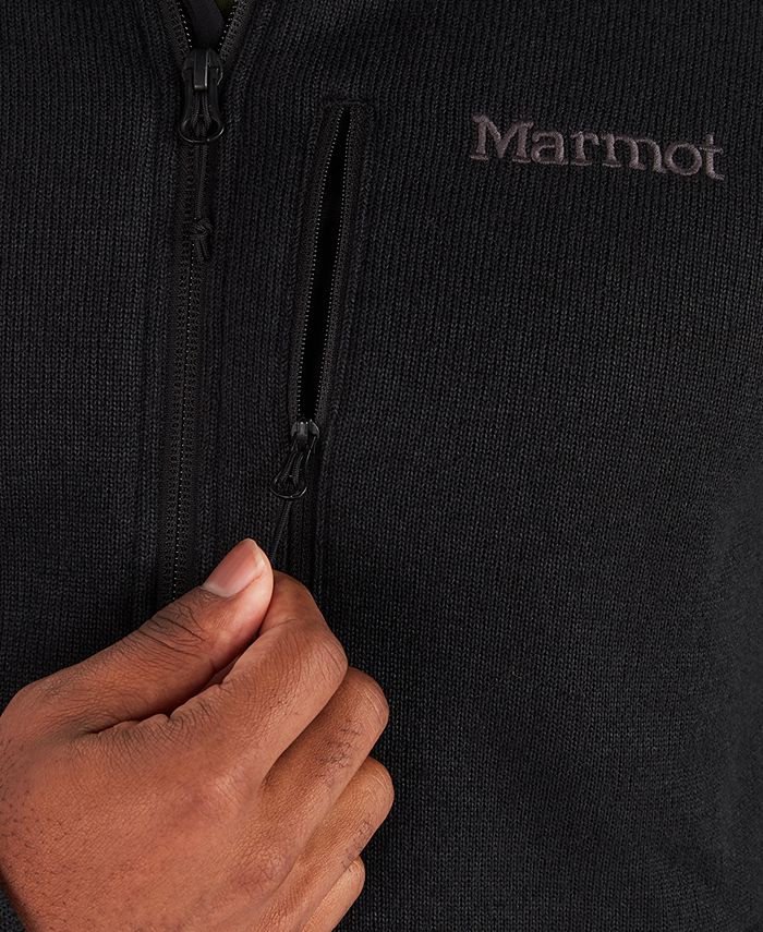 Marmot Men's Drop Line Full Zip Sweater Fleece Jacket Macy's