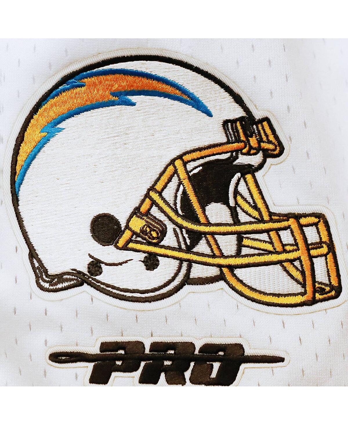 Shop Pro Standard Men's  White Los Angeles Chargers Mesh Shorts