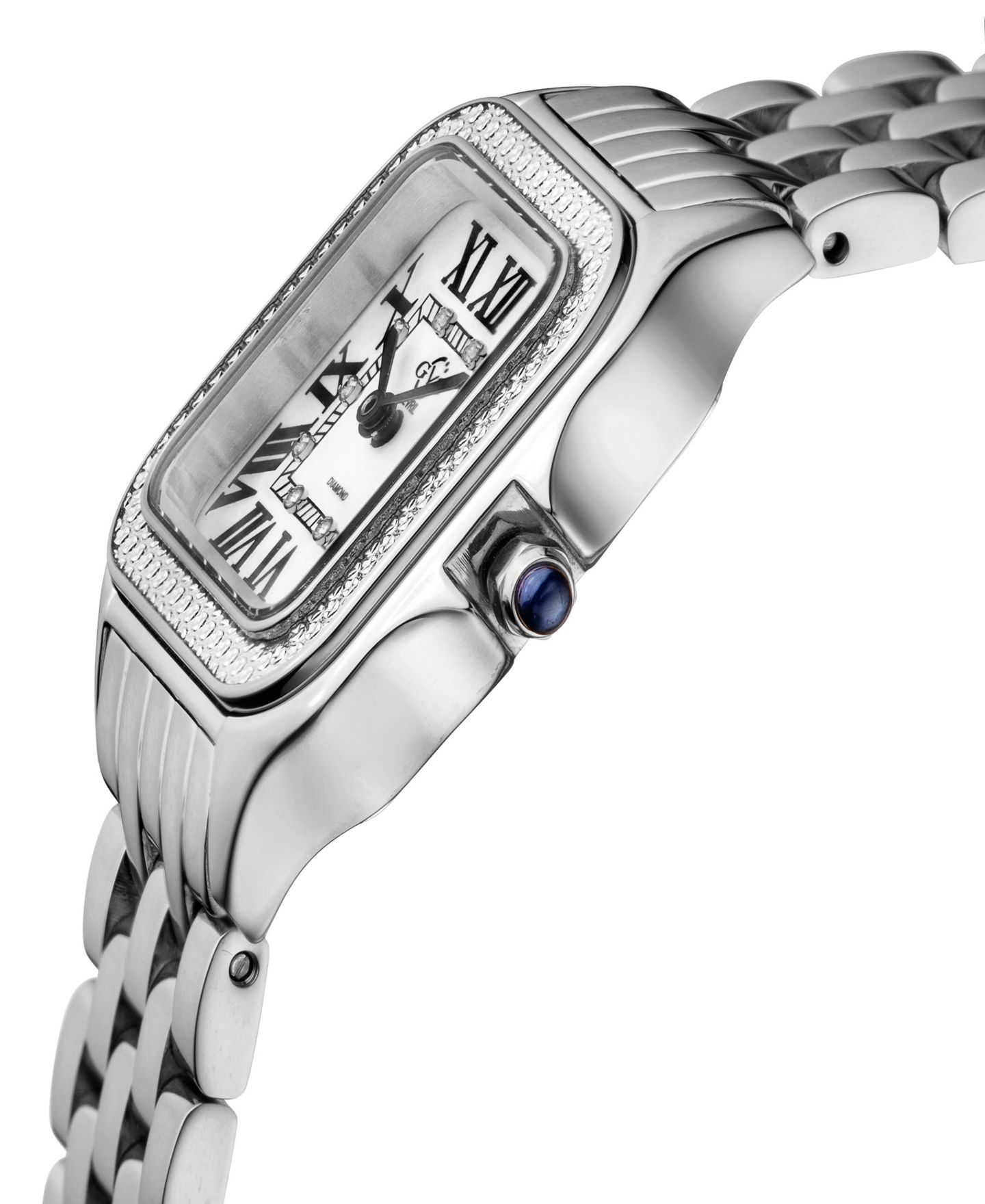 Женские часы Gevril Milan Swiss Quartz Silver-Tone Stainless Steel Bracelet Watch 27.5mm — фото 2
