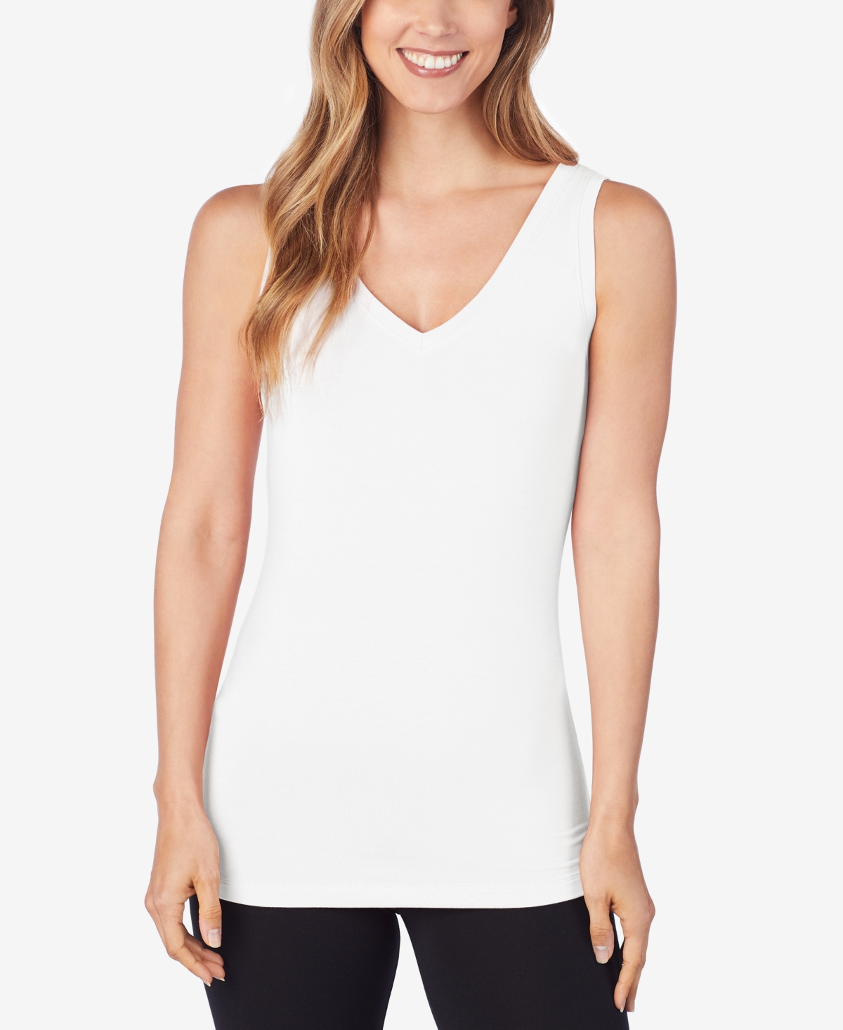 Softwear with Stretch Reversible Tank Top - Charcoal Heather