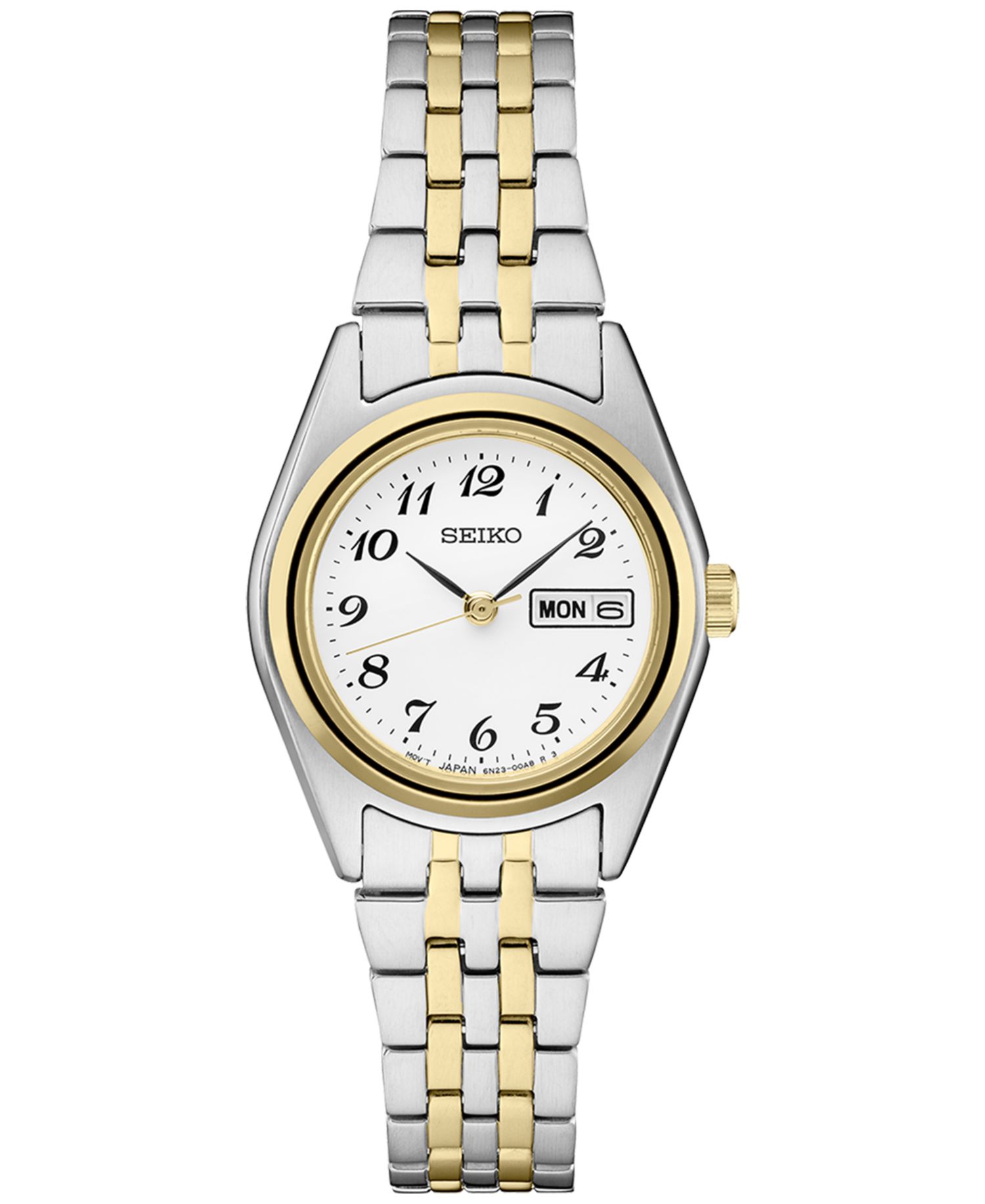 Women's Analog Essentials Two-Tone Stainless Steel Bracelet Watch 25mm