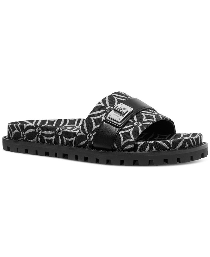 Michael Kors Women's Padma Slide Flat Sandals - Macy's