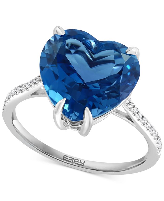 Macy's london blue outlet topaz ring