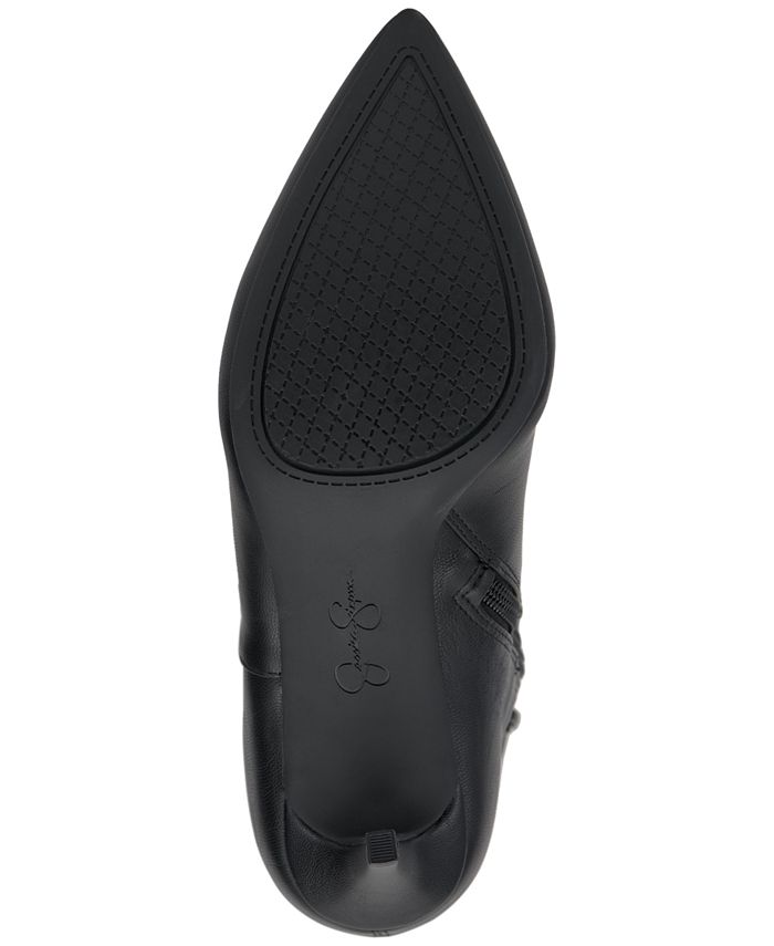 Jessica Simpson Women's Abrine Over-the-Knee Boots - Black Patent Leather, 3.75 Inch Heel