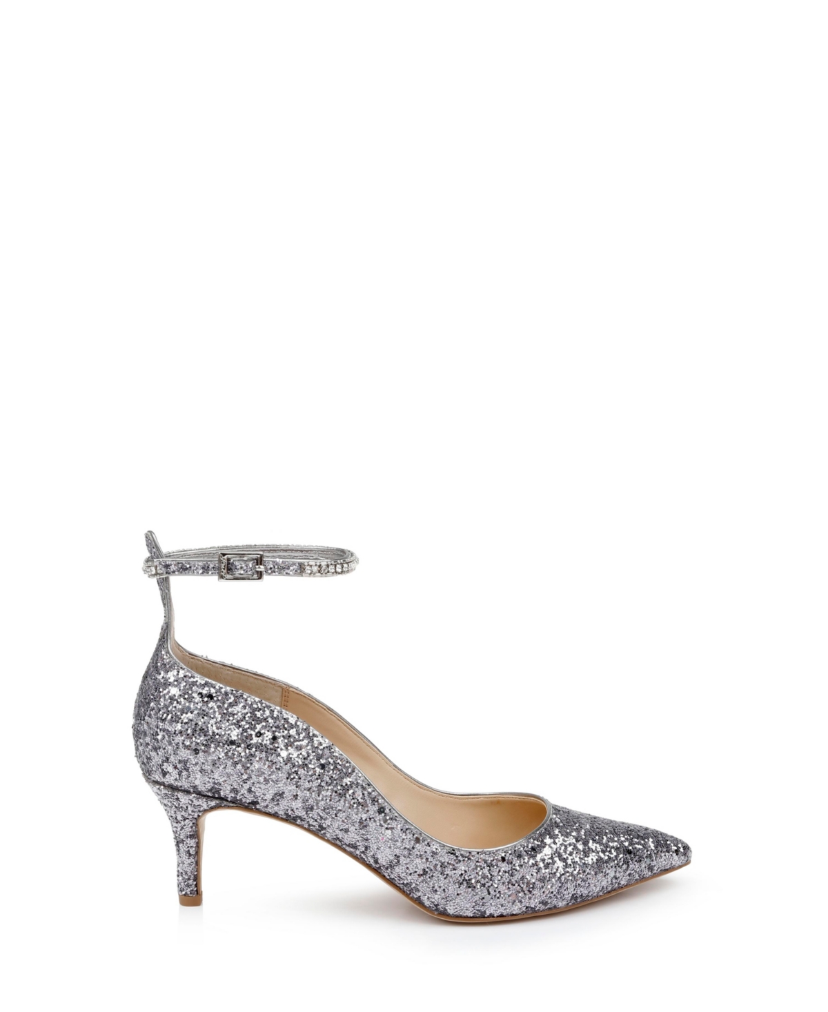 Jewel Badgley Mischka Women's Jamila Ankle Strap Evening Pumps