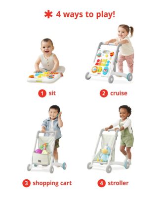 Explore & More 4-in-1 Grow Along Activity Walker Baby Toy