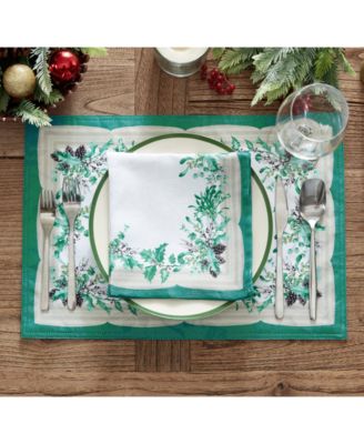 Villeroy Boch Vintage Holly Fabric Placemats Set Of 4 Macy S   22376015 Fpx.tif