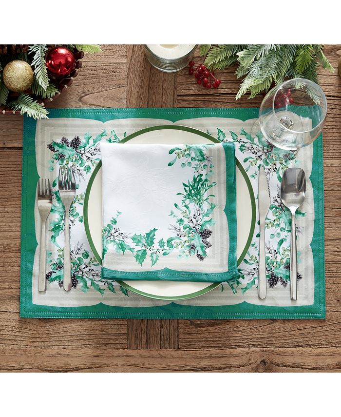 Belachelijk Geschiktheid Verenigen Villeroy & Boch Vintage Holly Fabric Placemats, Set of 4 & Reviews - Table  Linens - Dining - Macy's