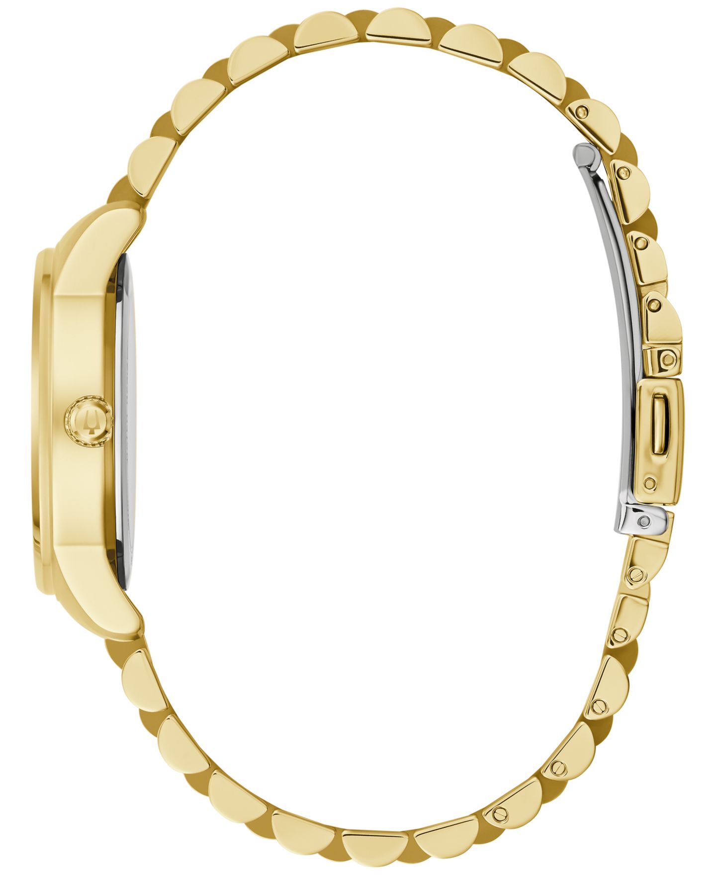 Женские часы Bulova Classic Diamond Accent Gold-Tone Stainless Steel Bracelet Watch 32mm — фото 2