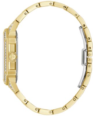 Men's Crystal Octava Gold-Tone Stainless Steel Bracelet Watch 40mm