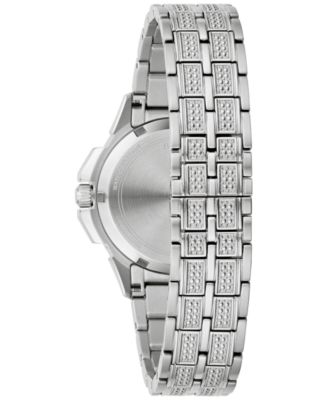Women's Crystal Octava Stainless Steel Bracelet Watch 34mm