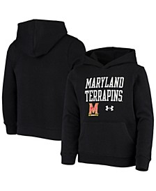 Youth Boys Black Maryland Terrapins All Day Pullover Hoodie