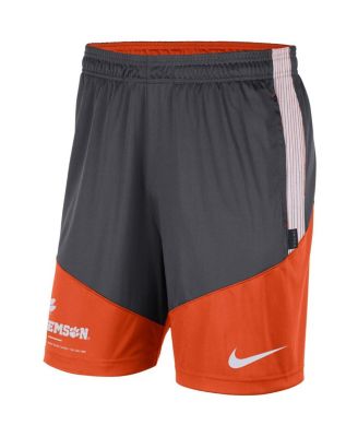 Men's Anthracite and Orange Clemson Tigers Team Performance Knit Shorts